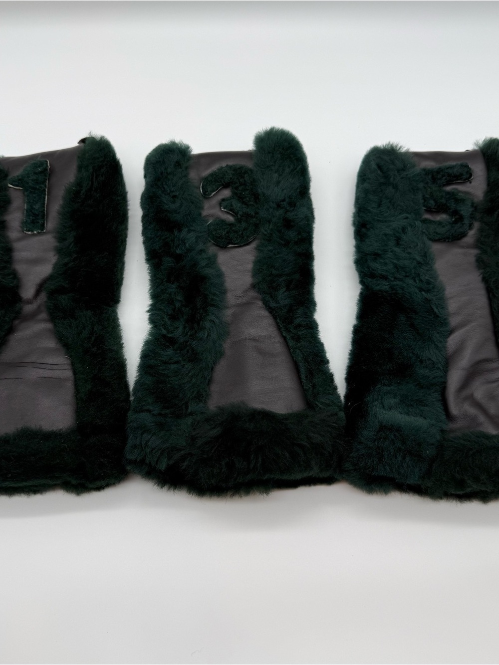 Green Plush Golf Club Head Covers 1 3 5 Hybrid Rescue Fairway Headcovers Vintage